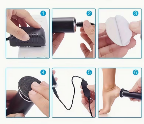 SUBLIME —  La lime électrique qui transforme tes pieds en 5 minutes