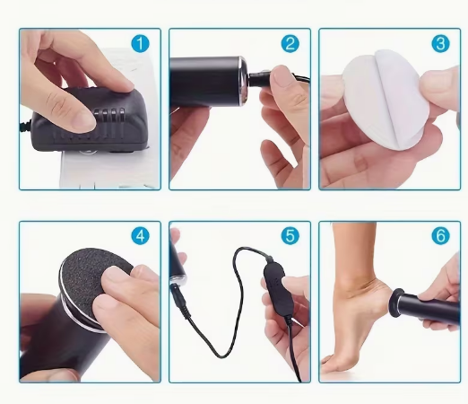 SUBLIME — La lime électrique qui transforme tes pieds en 5 minutes